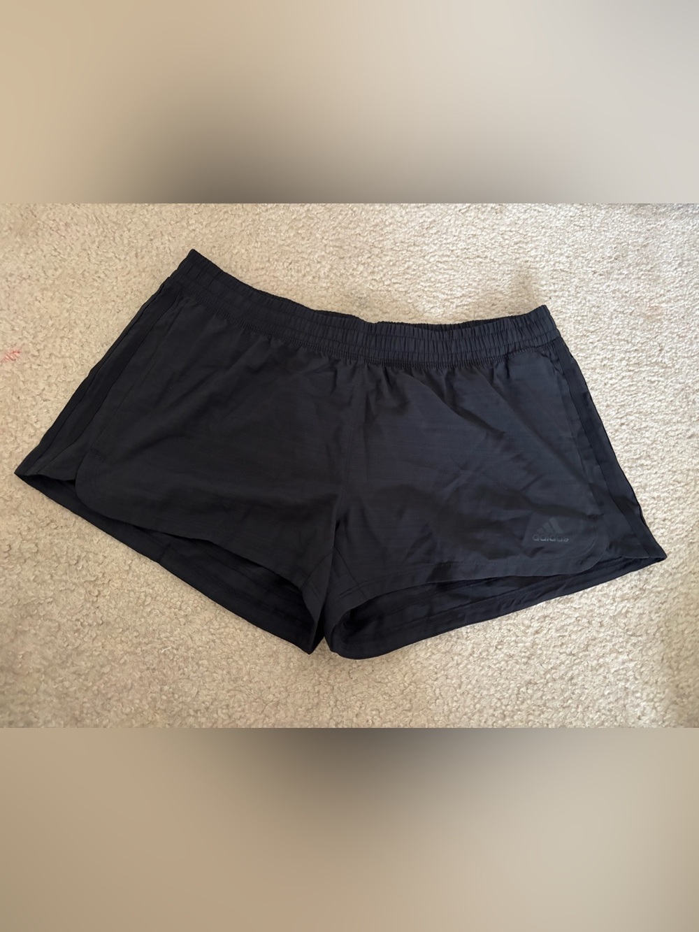 (NWT) Women's Size Large Adidas Black Athletic Running Shorts